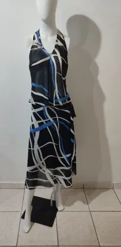 Regata e Saia Assimétrica Estampada City Class M