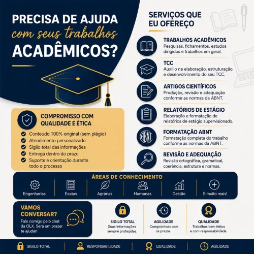 Consultoria Acadêmica: Tcc, artigo científico, relatórios, slides