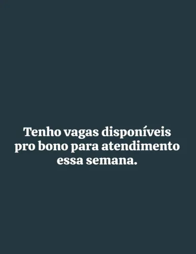 Sessão de terapia.