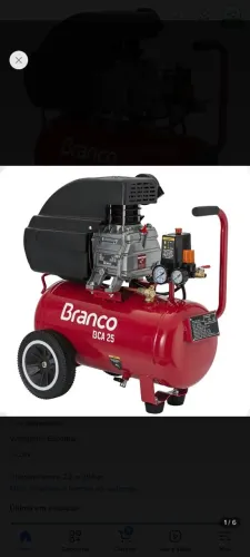 Compressor 25 litros branco