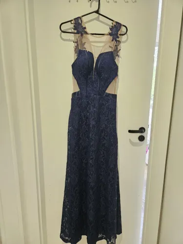Vestido de festa azul