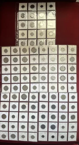 100 moedas antigas 