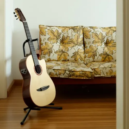 Violão Made in Japan Escala de Ébano Todo Maciço Yamaha NCX5 Atmosfeel Nylon Cutaway