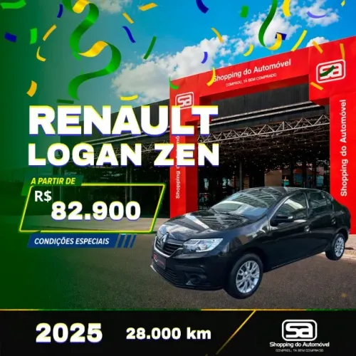 Renault Logan Zen Flex 1.0 12V 4P Mec. 2025