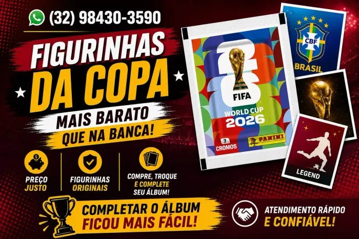 FIGURINHAS DA COPA DO MUNDO 2026