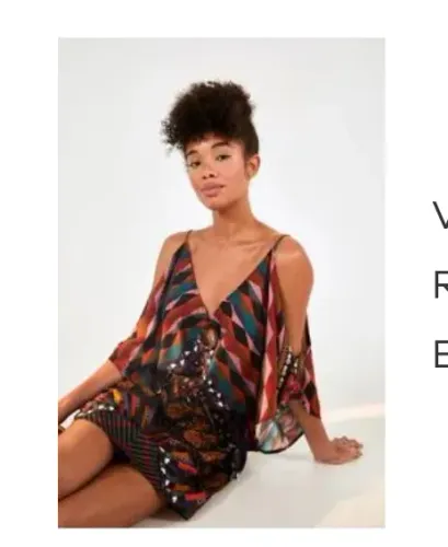 Vestido curto farm TAM G