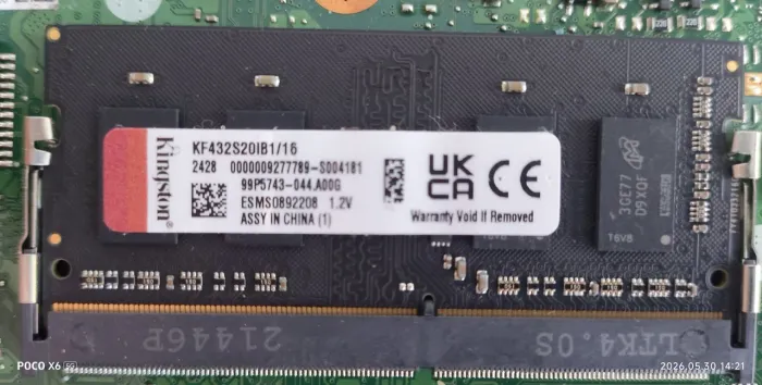 Memória 16gb notebook <br>Kingston 3200MHz