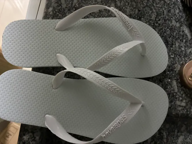 Chinelo Havaianas Branco - Novo - 9,99
