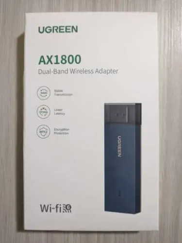 Adaptador Wi-fi Ugreen Dual Band AX1800 para PC notebook Novo