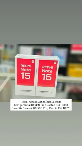 Redmi Note 15 256GB - Lacrado