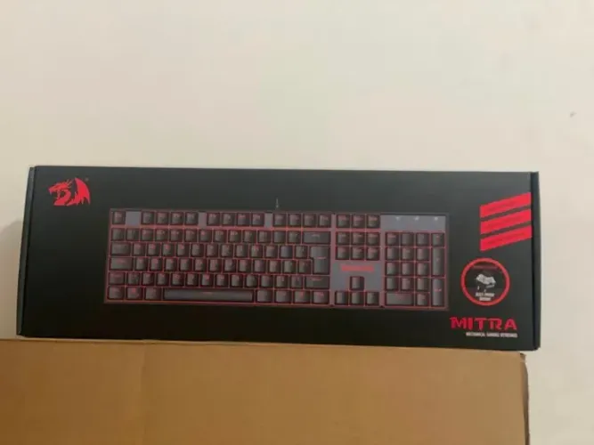 Teclado Mecânico Gamer Redragon Mitra K551 Switch Marrom - Novo e Lacrado
