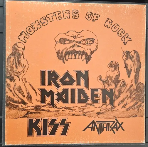 Iron maiden 3lp Kiss Anthrax Monsters of Rock 88 Boxset
