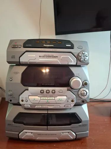 ?Mini System Panasonic SA-AK27 / SC-AK27 + Caixas Originais + Controle + Manual