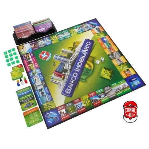 JOGO BANCO IMOBILIÁRIO BRASIL PONTOS TURÍSTICOS