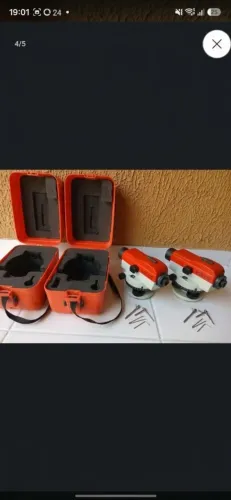 Kit com dois níveis topográfico Óptico automático de 32x