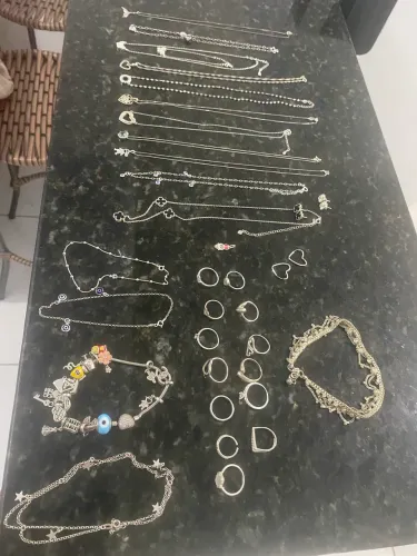 Vendo todas essas pratas só vendo tudo