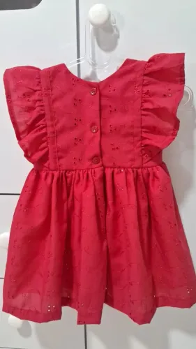 LINDO VESTIDO VERMELHO INFANTIL