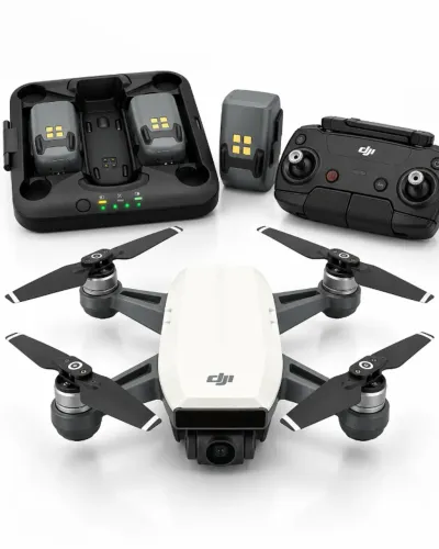 DJI SPARK BRANCO - KIT COMPLETO | ESTADO DE NOVO!