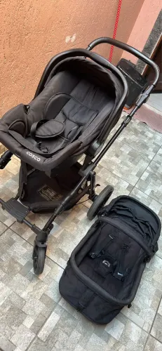 Carrinho de bebê Moisés Cosco duo + bebê conforto