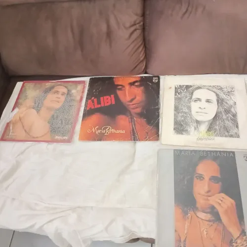 Coleção de disco de vinil Maria bethania 