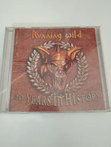 CD Running Wild - 20 Years In History duplo RARO Heavy Metal Helloween Iron Maiden Saxon