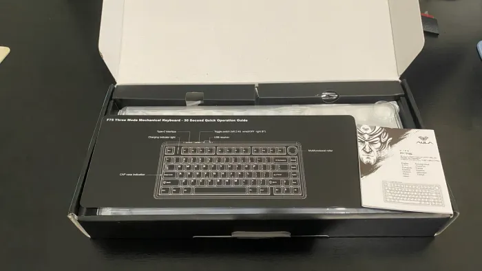 Teclado Mecânico Aula F75 Sem fio