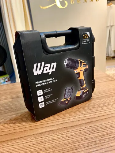 Parafusadeira e Furadeira Portátil WAP BPF12K3 Nova Pronta Entrega