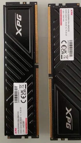 Kit Memória RAM XPG Gammix D35 16GB (2x8GB) DDR4 3200MHz CL16 Black