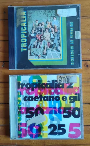 Lote com 2 Cds Tropicália Originais 