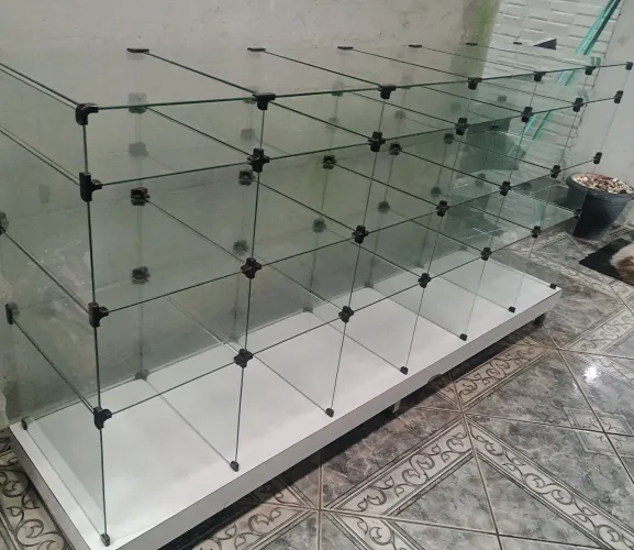 Balcão d vidro