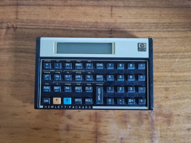 Calculadora financeira hp-12c