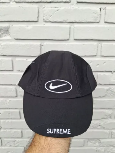 Boné Supreme x Nike  Running Black