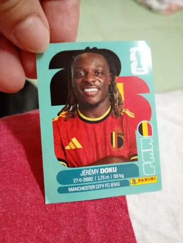 Figurinha rara do DOKU da Bélgica