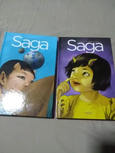 SagaDeluxe Edition Vol. 1 e 2 Image Comic em inglês