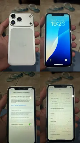 iPhone XR montado no 17 pro