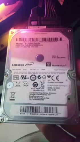 Hd 1tb (1000 gb) notebook Samsung 2.5 100% funcionando