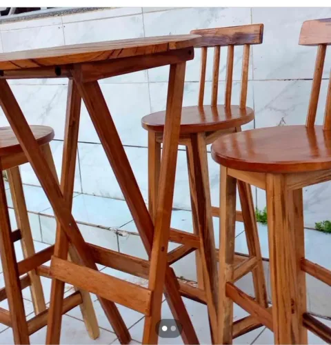 Mesa bistrô dobrável