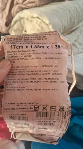 Colchão de casal confortex