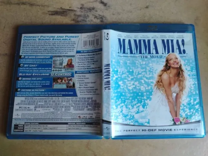 Mamma Mia The Movie - Bluray Importado + DVD Cópia Digital