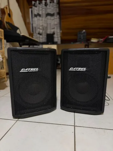 Kit Caixa de Som Datrel Ativa + Passiva 400W - AT10-200 + SL10-200