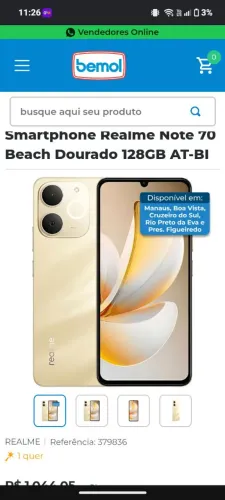 Realme Note 70 128g