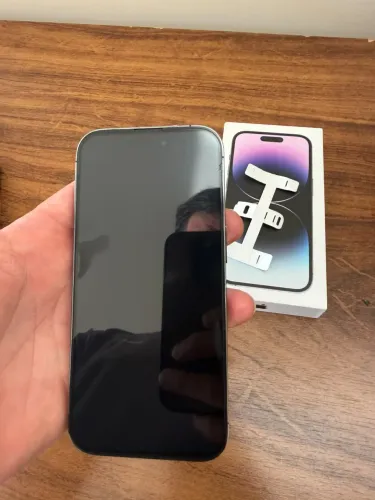 iPhone 14 Pro preto 128 gb 82 % bateria