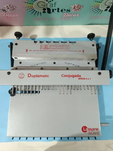 ENCADERNADORA WIRE-O CONJUGADA LASSANE / PASSO 2x1