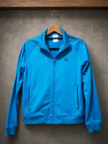 Jaqueta Mizuno Original Azul Esportiva com Zíper - Excelente Estado