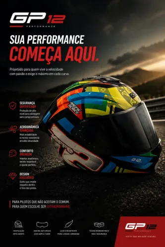 Capacete Bieffe Aragon-B12 TAM 59/60
