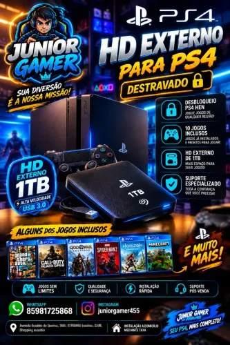 HD externo para ps4 No HEN