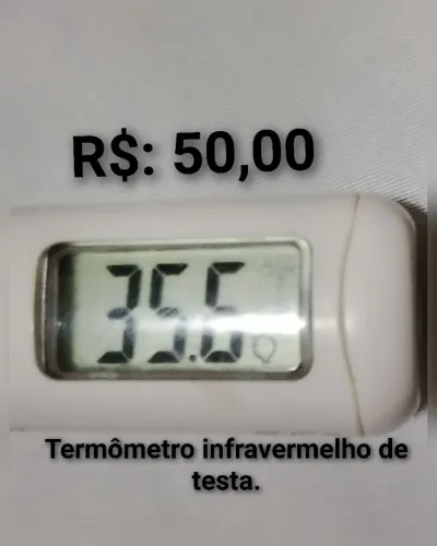 Termômetro infravermelho de testa
