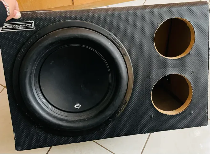 ? Caixa Trio + Subwoofer Falcon - Potência e Grave de Verdade! ?