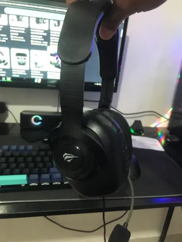Headset Gamer Havit H2230D com Microfone Destacável para PC, Playstation e Xbox
