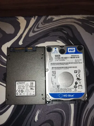 SSD 120GB + HD 500GB